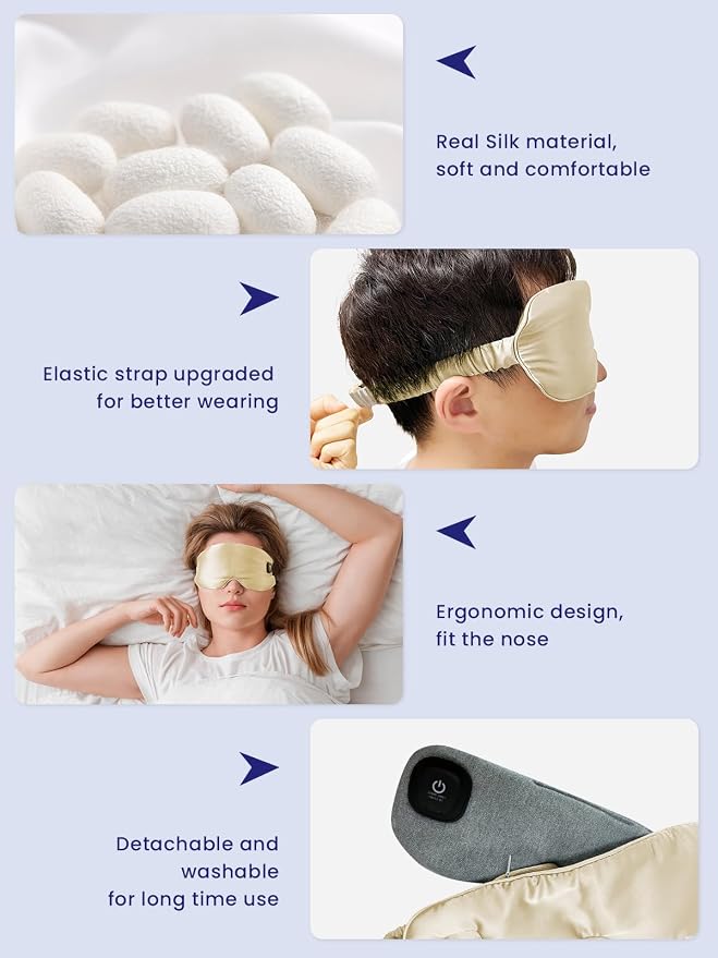 Silk Heated Eye Mask Cordless Rechargebale - Image 4