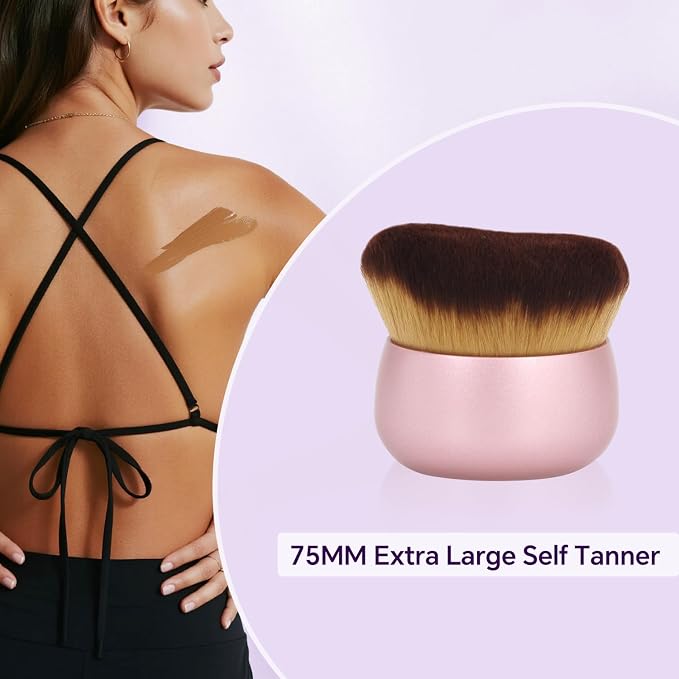 Extra Large Body Makeup Brush for Self Tanner, 75MM Professional Application - Image 4
