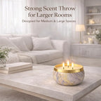 YMing 3-Wick Candle Gift Set, 3 Pack, 14 oz Each, Scented Candles - Image 5