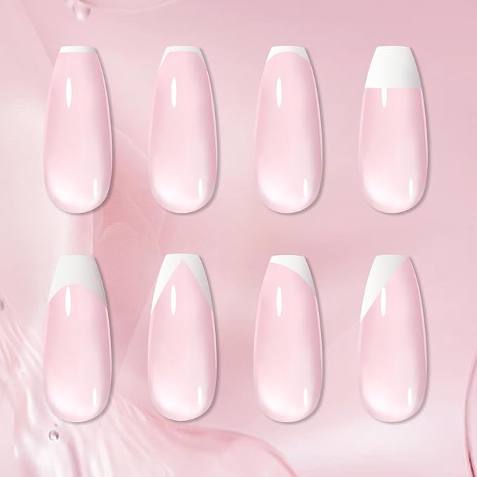 Born Pretty French Manicure Kit, Nail Stamper and 2Pcs Gel Nail Polish - Image 3