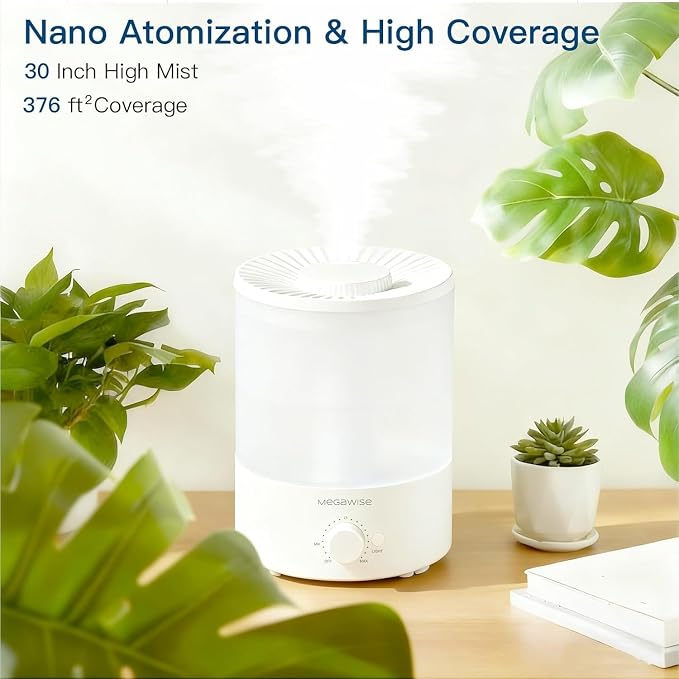 MEGAWISE 3.5L Cool Mist Humidifier – Ultra-Quiet Ultrasonic Vaporizer - Image 7