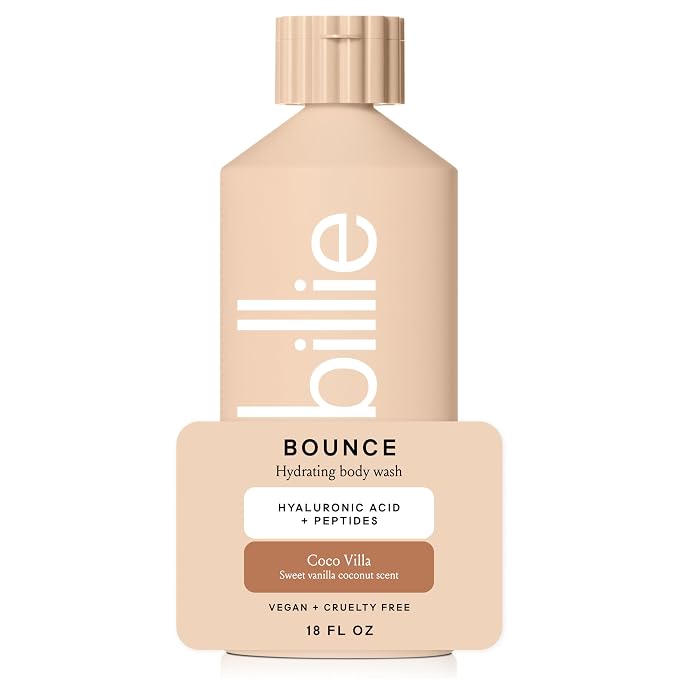 Billie Bounce, Hydrating Body Wash, Hyaluronic Acid + Peptides, Hydrating & by TheAward-WinningRazor