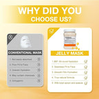 Jelly Mask for Facials Professional, Hydrating & Moisturizing Peel-Off Natural - Image 6