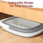 Collapsible Foot Bath Basin for Soaking Feet, Foot Soak Tub, Plastic Foot Bucket - Image 3