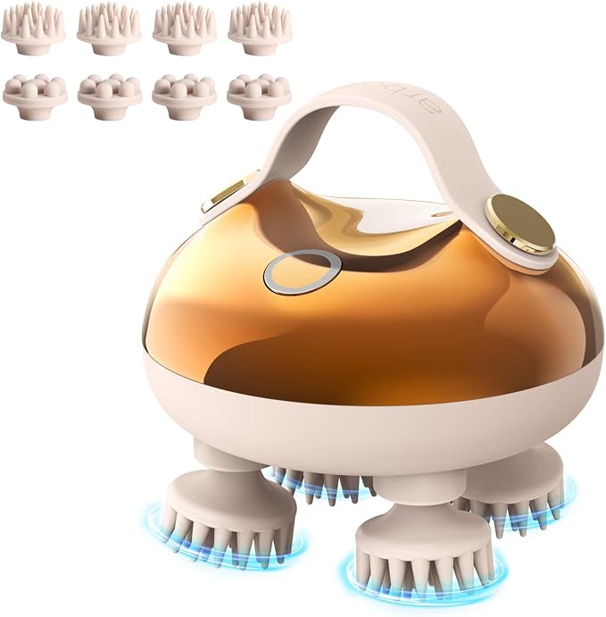arboleaf Electric Scalp Massager Head Massager Scalp Stress Relax, 5 in 1 by arboleaf