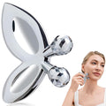 Stainless Steel Gua Sha Facial Tools, 3D Butterfly Facial Roller by ANPODE