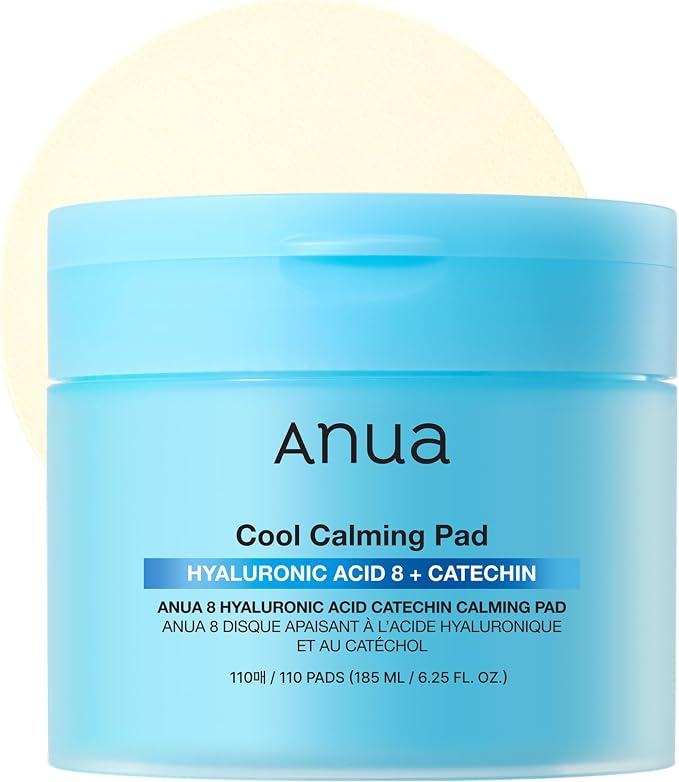 Anua 8 Hyaluronic Acid Catechin Calming Pad, Pore Care & Cooling Effect by Anua