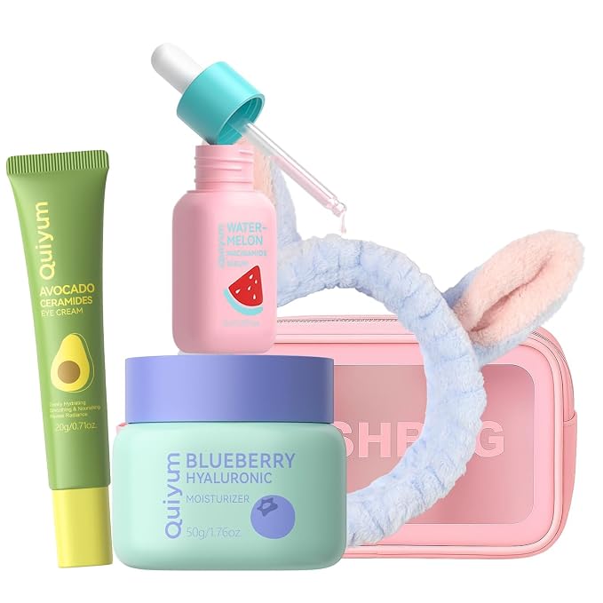 QUIYUM Fruit Skin Care Set, Beauty Gift Sets, Skincare Kit by Quiyum