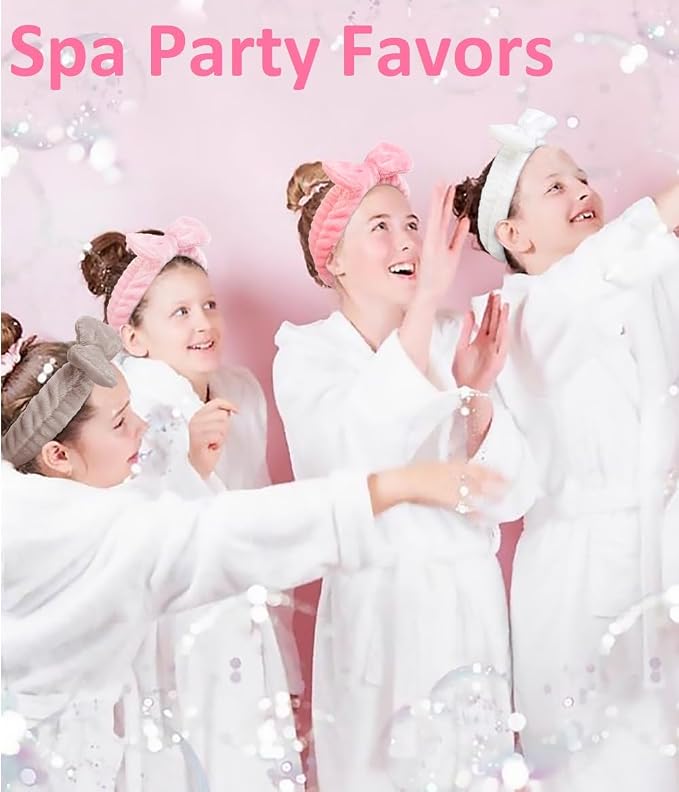 Huachi Skincare Headbands for Women Makeup Spa Headbands for Women Washing Face - Image 7