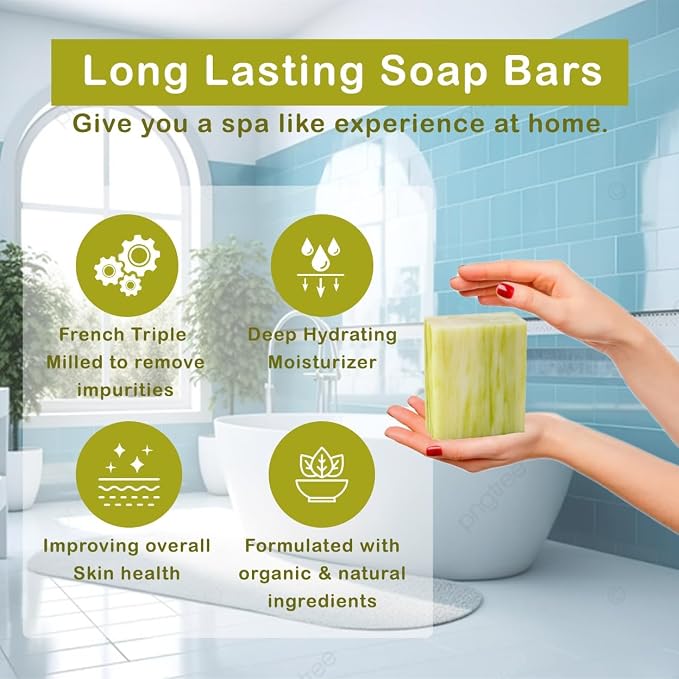 Simple Scents Australia Lemongrass Scented Natural Soap Bars, 3.5oz - Image 4