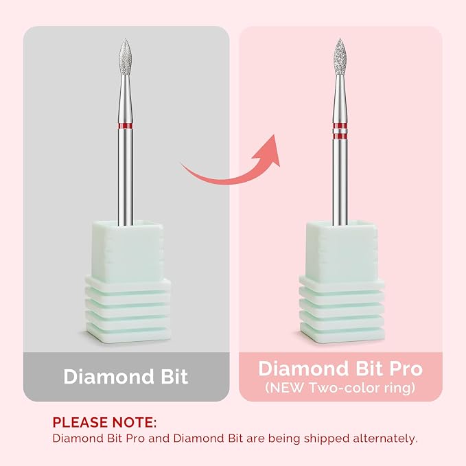 MelodySusie 2.1mm Nib Shape Cuticle Clean Nail Drill Bit 3/32'', Professional - Image 3