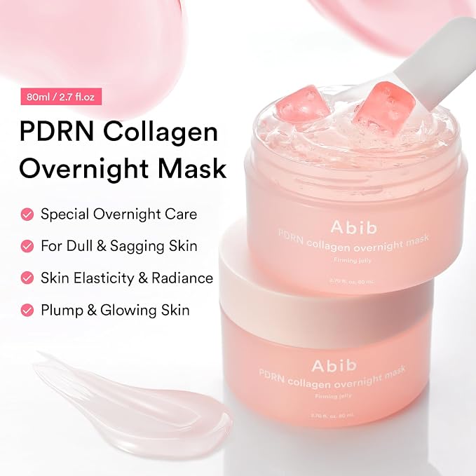Abib Pink Me Up Pdrn 3 Step Glow Kit | Overnight Firming Jelly Mask, PDRN - Image 8
