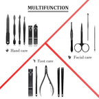 Professional Stainless Steel Nail Clipper Travel & Grooming Kit Nail Tools - Image 3