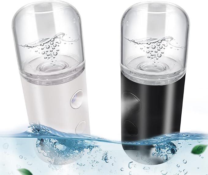 2Pack Kingsmile Facial Mister, Portable Face Mister, Cool Nano Mist Sprayer by Kingsmile