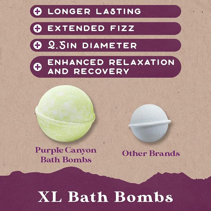 Purple Canyon Eucalyptus Bath Bombs - Image 4
