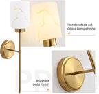 Gold Wall Sconces Set of 2 - Image 3
