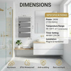 Electric Towel Warmer, Heated Towel Rack - Image 5