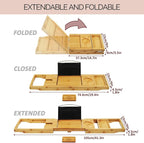 Foldable Bathtub Tray Caddy - Image 4