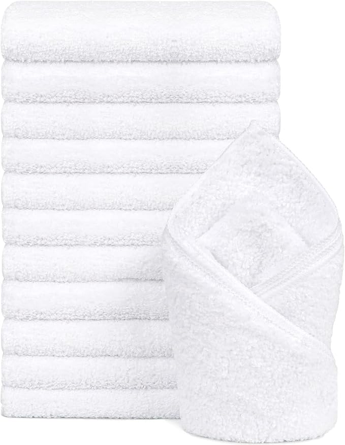 Orighty 12-Pack White Hand Towels by AllRightinOrighty