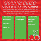 Cherry Bomb Odor Eliminating Highly Fragranced Candle - Image 4