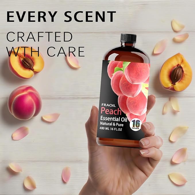 Peach Essential Oil, Peach Oil 16 Fl Oz 480 ML - Image 3