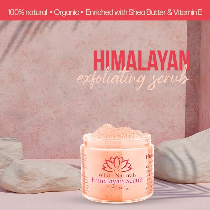 Himalayan Salt Body Scrub, Exfoliating Scrub - Image 4