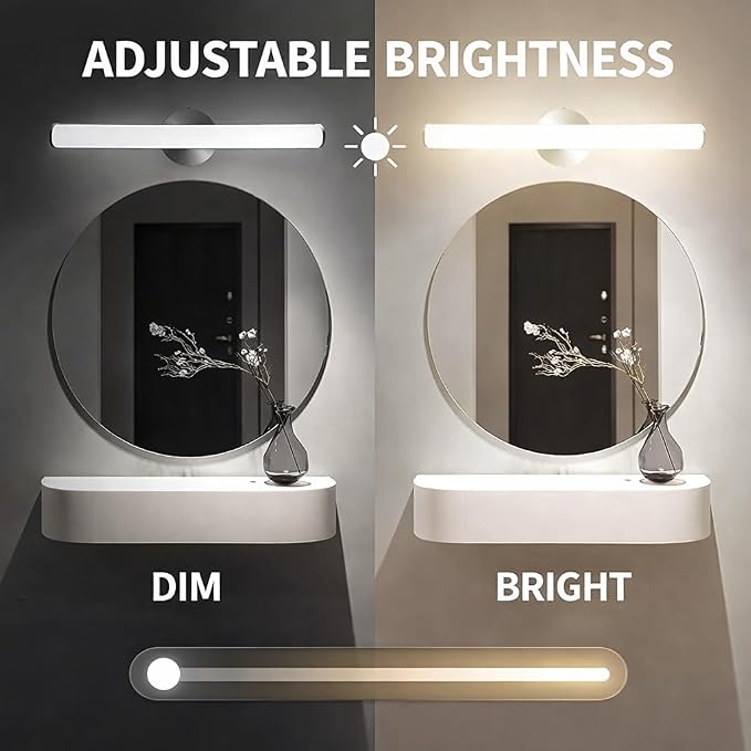 OOWOLF LED Bathroom Vanity Light, 16W 24inch Bathroom Lights Fixture, 1600LM - Image 4