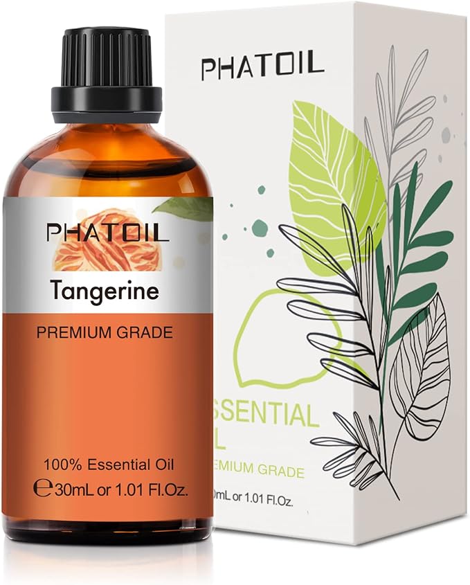Tangerine 1.01fl.oz Essential Oil, PHATOIL Pure Aromatherapy Oils by PHATOIL