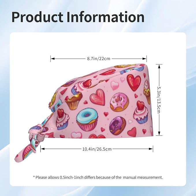 Alligator Ice Cream Working Cap, Scrub Cap - Image 5