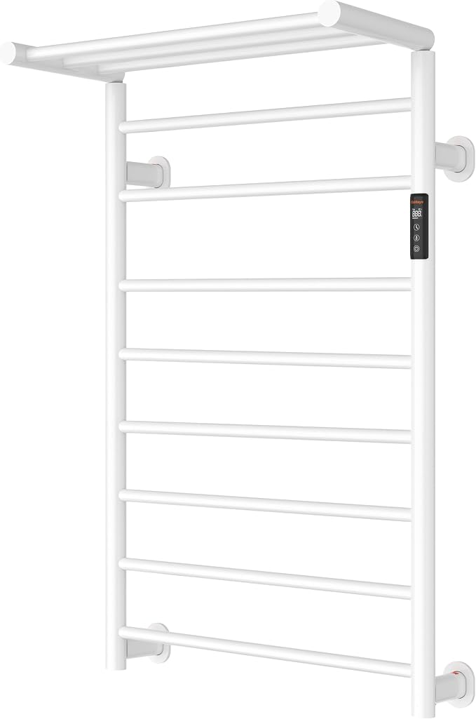 Foldable Heated Towel Rack, Dual-Zone Electric Towel Warmer Rack - Image 9
