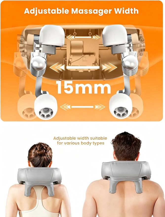 Shiatsu Neck Massager with Heat - Image 2