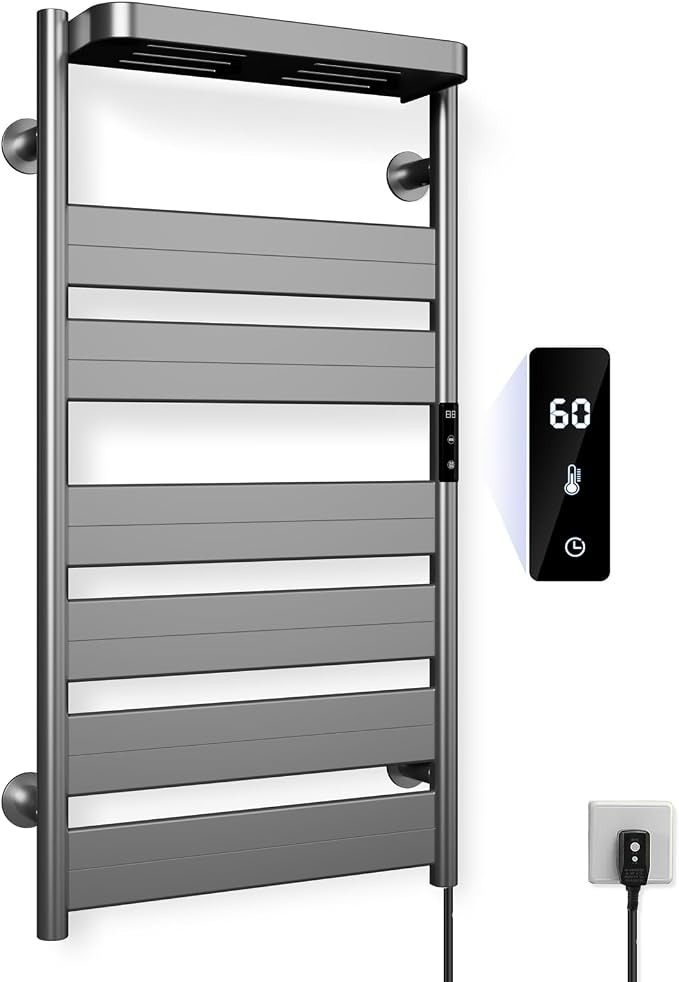 Towel Warmer Rack, Heated Towel Rack by WarmthstartswithVerida