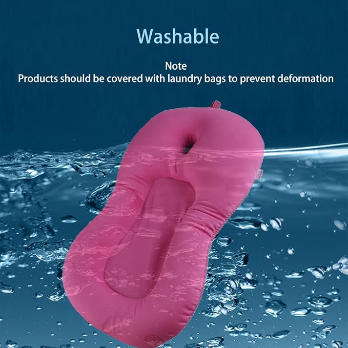 Baby Bath Mat, KAKIBLIN Baby Bathtub Cushion Soft Anti-Slip Bath Pad 0-6 Month - Image 8