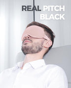 MZOO Luxury Sleep Mask for Back, Side Sleeper, Complete Light Blocking Sleeping - Image 3