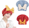 2 Pack Hair Towel Wrap, Super Absorbent Hair Towel Wrap by Jenmex