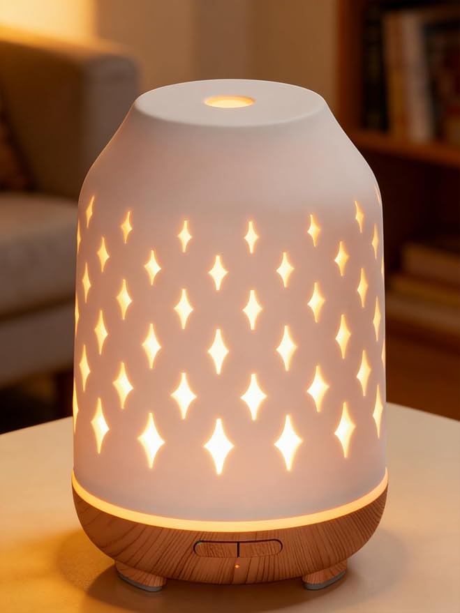 InnoGear Aromatherapy Diffuser, 150ml Ceramic Diffuser Mother's Gift Ultrasonic by InnoGear