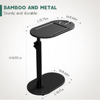 Yumkfoi Bamboo Bathtub Tray Table - Image 3