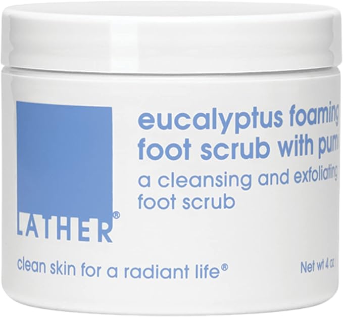 LATHER Foot Scrub with Pumice Stone by LATHER