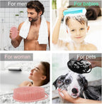 3 Pack Silicone Body Scrubber, Silicone Loofah Soft Exfoliating Body Scrubber - Image 7
