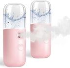 GIVERARE 2 Pack Nano Facial Steamer, Handy Mini Mister, USB Rechargeable Mist by GIVERARE