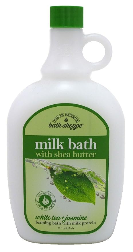 Village Naturals Bath Milk Bath Ultra-Moist White Tea & Jasmine 28 Ounce - Image 3