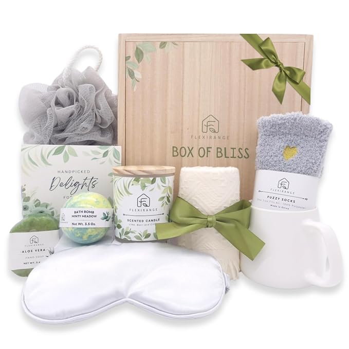 Birthday Gifts for Woman, Get Well Soon Gift Baskets for Women, Relaxing gifts by FLEXIRANGE