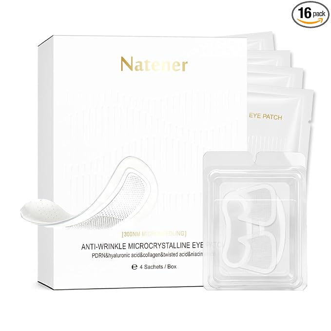 PDRN 4 pairs Micro Eye Patches + 4 pairs Crows Feet Wrinkle Patches, Under Eye by Unknown