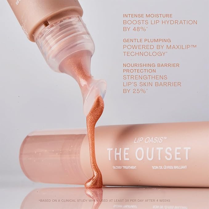 The Outset Lip Oasis Hydrating Lip Balm, Glossy Moisturizing Lip Treatment - Image 5