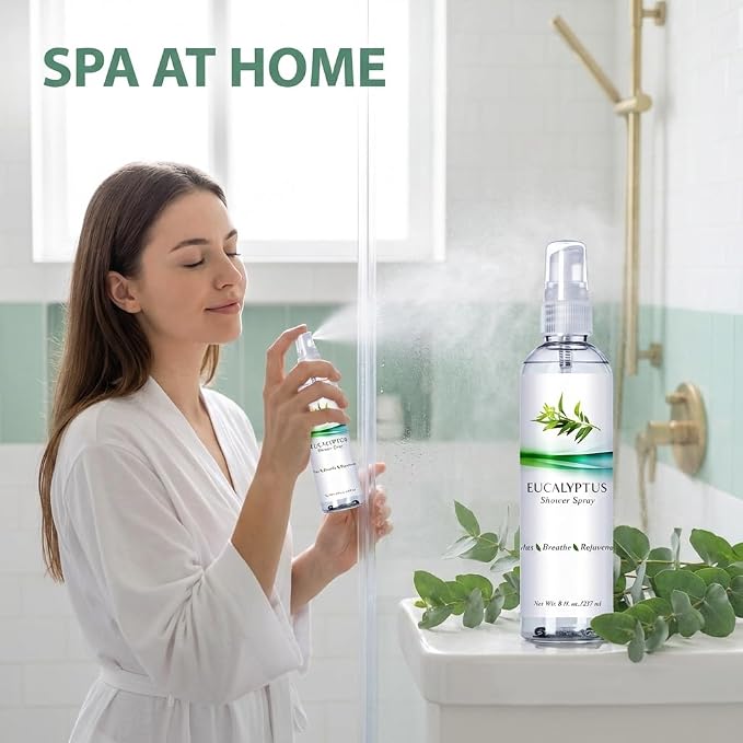 Eucalyptus Shower Spray, Essential Oil Mist - Image 3