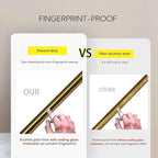 Heated Towel Rack Gold, 4 Bars Towel Warmer Rack - Image 3