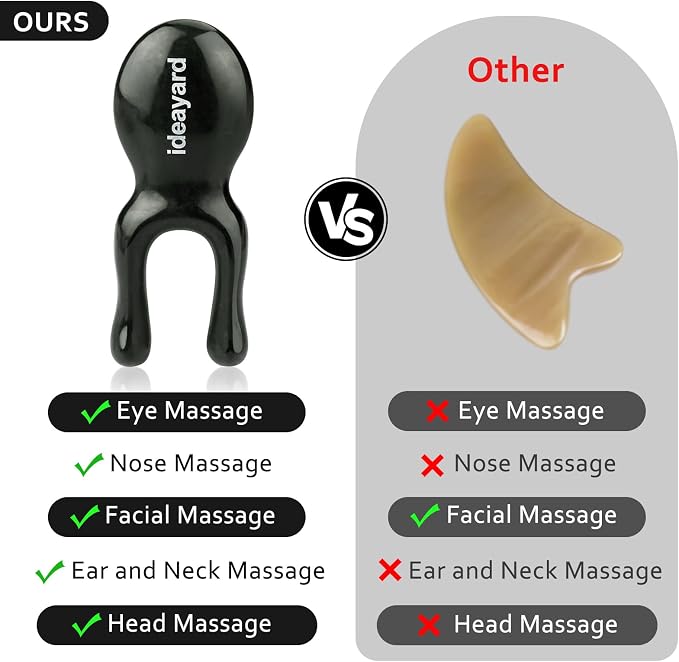 ideayard Jade Gua Sha Facial Tools - Image 3