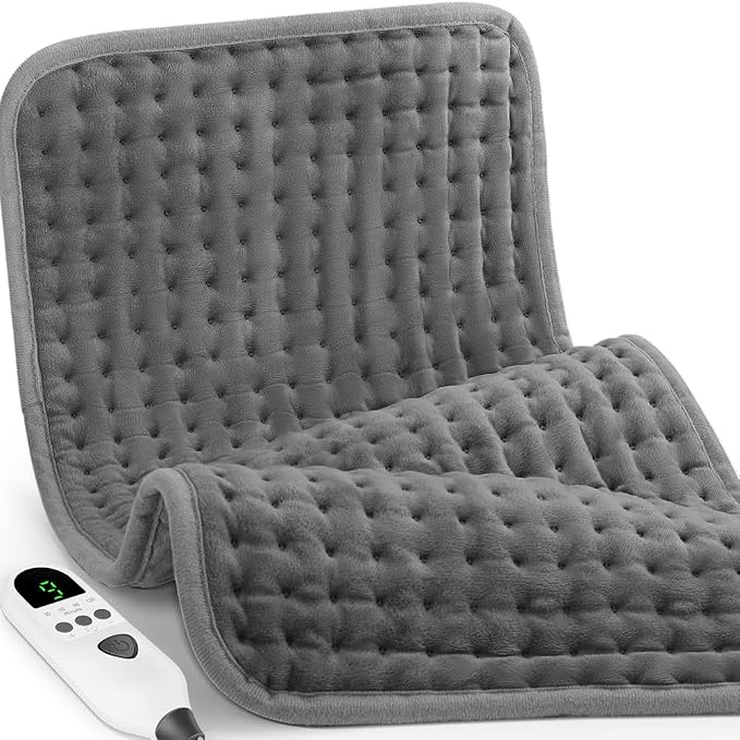 Heating Pad for Back Pain & Period Cramps Relief, 9 Heat Settings Electric by Unknown