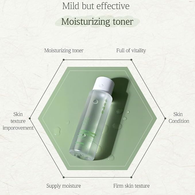 PRETTYSKIN Moisturizing Facial Toner-Gentle Exfoliating & Moisture Boosting - Image 5