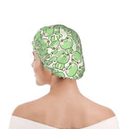 Cute Frogs Shower Cap For Women Reusable Waterproof Double Layers Bath Cap Hair - Image 7
